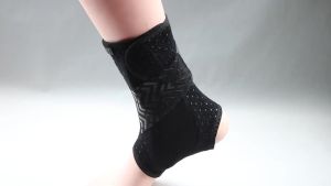 1Pcs Adjustable Ankle Brace Support for Men Women Breathable Ankle Wrap for Achilles Pain Running Cycling Hiking Sports