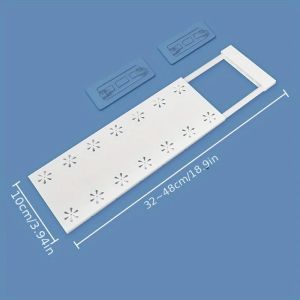 Multi Functional Non Perforated Storage Partition Suitable for Space Saving Storage Shelves in Cabinets Kitchens and Bathrooms