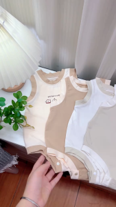 Bodysuit cho bé trai bé gái Unbee chất liệu Cotton Modal mềm mịn - Bodychip ba lỗ cho bé 3-12M