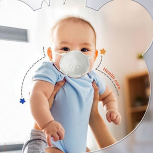 10pcs/box Baby Mask 3D Cartoon Anti-licking Disposable Masks Breathable Infants Three-dimensional Mask 0-36 Months