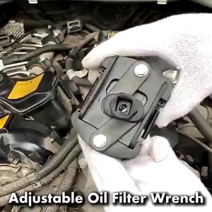 SHEFFIELD Two Way Oil Filter Wrench (60-115mm) Heavy Duty U Type Reversible Universal Oil Filter Spanner Pembuka Minyak Filter Besar Automotive Car Repair