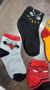 5Pairs/Set Kids Socks 3-6 Yrs Old Baby Socks Spider-Man Superhero Cartoon Boy Girl Socks Cotton Sock