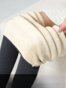 MiiOW | Quần lót len dày dặn mùa đông cho nữ Quần dài bằng lụa lót lông cừu ấm áp ngoài trời Quần dài bằng cotton len