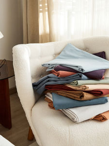 Thickened Long Velvet Cotton Duvet Cover Single Piece Simple Solid Color Warm All Cotton Bedding Cover Nordic Style Quilt Case