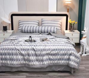 Bộ Chăn Ga Gối Cotton Đũi Chăn Hè Chần Bông Chất Liệu Thoáng Mát Kích Cỡ Đa Dạng By. C.A Decor Store