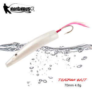 Hunthouse Surf Yumizuno Plastic Spinners Spoon Fishing Lure 6pcs/Bag Trolling Bait 70mm 4.8g Fishing Tackle For Pike LW840