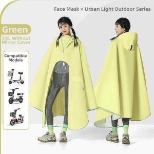 Electric Scooter Raincoat Female Waterproof Oversized
