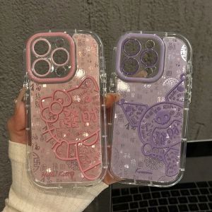 Fengcai Kulo Mi Phone Case Compatible with iPhone 17/16 Promax Bifukai Kitty Apple 15 pro Couple 13/14 INS Style Ultra Popular Protective Cover Small Milk TPU High-End Soft