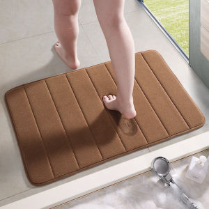 พรมเช็ดเท้า ผ้าเช็ดเท้า 60x40 CM พรมกันลื่น พรมดักฝุ่น พรมเช็ดเท้าห้องน้ำ พรหมเช็ดเท้า