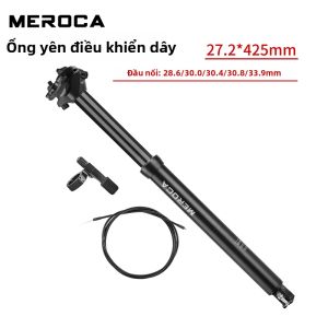 MEROCA | Cọc yên xe đạp MEROCA điều khiển bằng dây tăng giảm độ cao 125mm