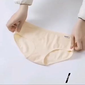 Women Panties Plain Design Soft Fabric