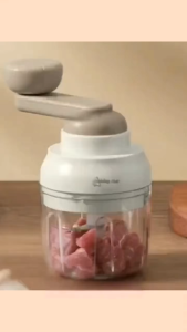 Hand Cranked Garlic Pester Multi-functional Garlic Pounder Garlics Masher Manual Food Processor Vegetables Chopper with Handle