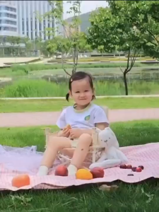 Baby Foldable Dining Chair Baby Feeding Table With Safety Belt One-click Folding for Travel Outdoor Camping Chair