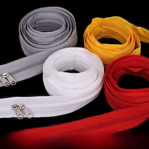 ผ้าคลุมหมอนผ้าไนลอนหนา 10 เมตร ซิป 2 หัว สำหรับใช้ในบ้าน สีขาว อุปกรณ์เย็บผ้า DIY จากจีนแผ่นดินใหญ่