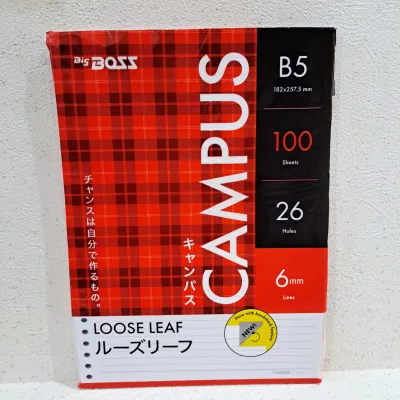 Kertas Loose Leaf Big Boss B5 100 lembar