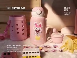 Beddybear 630ml Tri-Usage 3D Charms SS316 Hole Series Insulation Thermos Water Bottle Gift Set 洞洞系列三盖儿童保温杯