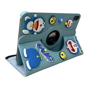 Ốp Lưng iPad 360 Độ Quay Được Bằng Da Mềm Chống Cong Vênh Khóa Kéo Chống Rơi Bảo Vệ Toàn Diện Cho Apple iPad pro 11 Inch