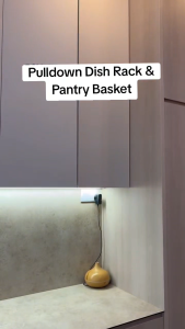 600mm High-Quality Pull-Down Plate Rack Organizer for Kitchen Storage pull down dish rack 60cm width cabinet manual pull down pantry basket 60cm pulldown dish rack sink accessories kitchen organizer kitchen tools food storage