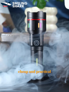 SMILING SHARK SD5330 LED Flashlight Super Bright M60 7000LM 5Mode 26800 Type-c Rechargeable Torch Light Waterproof Outdoor Camping Lighting