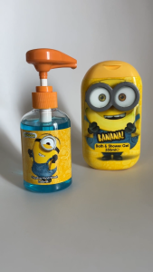 MINIONS • 4+1 bundle (4x Bath & Shower Gel 350ml + 1x FREE Giggling Hand Wash 250ml) • Save S$12 or more