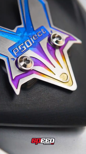 Probolt Titanium Plat Dasi Yamaha Aerox Depan Grade 5 King Nut