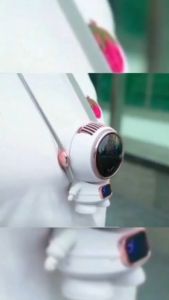 30cm ลมแรง พัดลมคล้องคอ รูปทรงนักบินอวกาศ ชาร์จ USB-C พลังเทอร์โบ ลมแรง เสียงเงียบ ใช้งานได้ยาวนาน