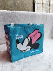 Tas bekal Minnie  Mouse // Tupperware Minnie Bag ( Zipper bunga es )