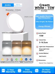 jiuxin lighting | Ultra-thin High-brightness Anti-glare Downlight 75mm