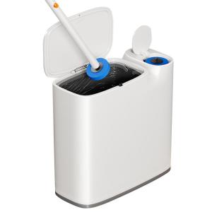 Joybos | Toilet And Paper Bin Integrated Bathroom Trash Can For Narrow Spaces With Lid