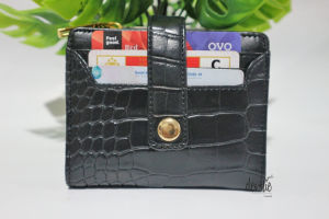 DOMPET GENIE /DOMPET LIPAT WANITA/DOMPET CROCO MINI FREE BUBBLE WRAP