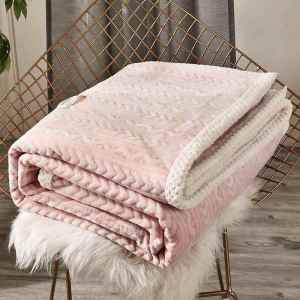 Thick Coral Fleece Blanket for Office Nap