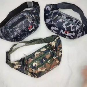 Sea-Zonn Mens Waist Bag - Army Colour BEG PINGGANG LELAKI SEAZONN BAG READY STOCK IN MALAYSIA SPORT WAIST BAG