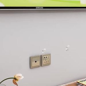 Wall Mounted No Drill TV Box Shelf