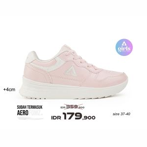 Aerostreet 37-40 Sydney Natural Natural Merah Muda - Sepatu Sneakers Wanita