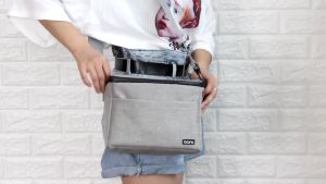 baona BN-H001Portable Travel Camera Lens Storage Shoulder Bag DSLR Gadget Waterproof Bag Case with Strap Protect Case