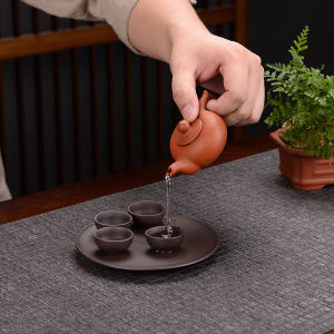 Đồ Trang Trí Bàn Trà Đồ Chơi Trà Bộ Cốc Ấm Trà Tử Sa Mini Có Thể Nuôi Sản Phẩm Tinh Xảo Ấm Ngón Tay Bỏ Túi Cỡ Nhỏ Bộ Đồ Trà Kung Fu Chơi Trà