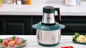 【Large capacity 】Meat Grinder 5L Fast and slow two gear adjustment Quickly ground meat in 5 seconds 6-blade cutter head Vegetable meat grinder meat grinder blender meat grinder electric food grinder multi purpose large capacity meat grinder