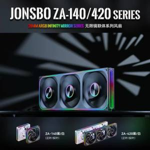 JONSBO | JONSBO ZA-140/420 3-in-1 Chassis Fan 14CM Building Blocks Without Wire Splicing ARGB Divine Light Synchronization PWM Silent Fan
