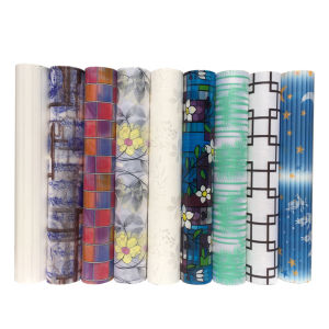 Moda Frosted Opaque Glass Window Film Shower Door Toilet Peep-proof Kitchen Paper-cut for Window Wide 45cm