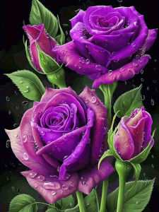 Huacan 5D Diamond Mosaic Rose Full Round Square DIY Embroidery Sale Rhinestone Pictures Handmade Gift