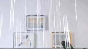 1pc Heavy Duty Clear Shower Curtain Liner with Weighted Magnets & Rustproof Grommets Transparent Palstic Bath Curtain Partition