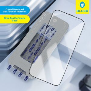 BLUEO | Space Capsule Full Screen Anti-Fingerprint HD Earpiece Dustproof Tempered Glass Screen Protector for iPhone16pro