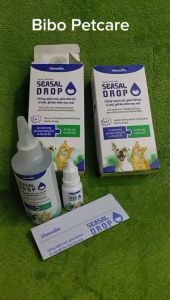 Nước nhỏ mũi cho chó mèo Seasal Drop chống nghẹt mũi giảm hắt hơi sổ mũi giữ ẩm niêm mạc mũi an toàn cho chó mèo mang thai và cho con bú chai 100ml