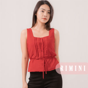 RIMINI - Atasan Remaja Blus Holiday Square Neck XS-XL - Neola Top 85582