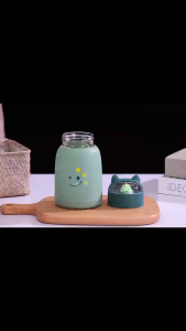 Tropictrims Double-layer PP Glass Insulated Cup korean fashion Creative cute Water Bottle with box