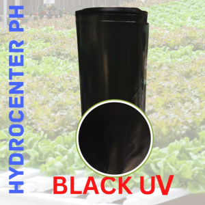 BLACK UV PLASTIC ROOFING 200 MICRONS (8 MIL) 1 ROLL 2.5 METERS WIDE X 100 METERS LONG multi purpose black PE sheets for roofs  farm poultry and construction moisture barrier