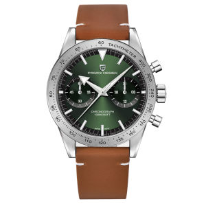 PAGANI DESIGN 2025 New Mens Watches Top brand Luxury moon Quartz Watch For Men Sport Retro Chronograph VK64 AR Sapphire glass