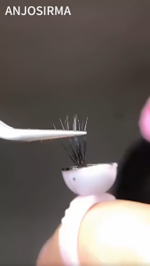 Free Lem dan Pinset Bulu Mata Palsu Premium Korea alami melengkung dan memperbesar mata untuk menciptakan mata yang indah