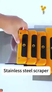 Putty Knife Spatula Paint Scraper Stainless Steel yellow handle 68 10 INCH Frank Hardware