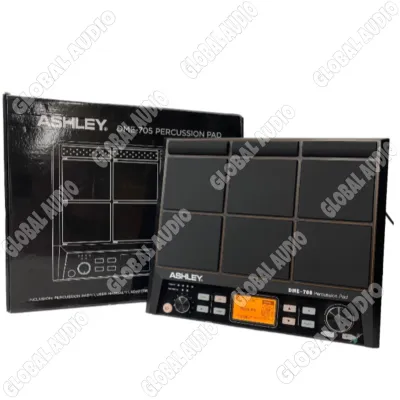 Drum Electrik Ashley DME 705 plus Tripod Pedal Drum Dme705 Full paket Original ashley Drum705 ( Bisa COD )
